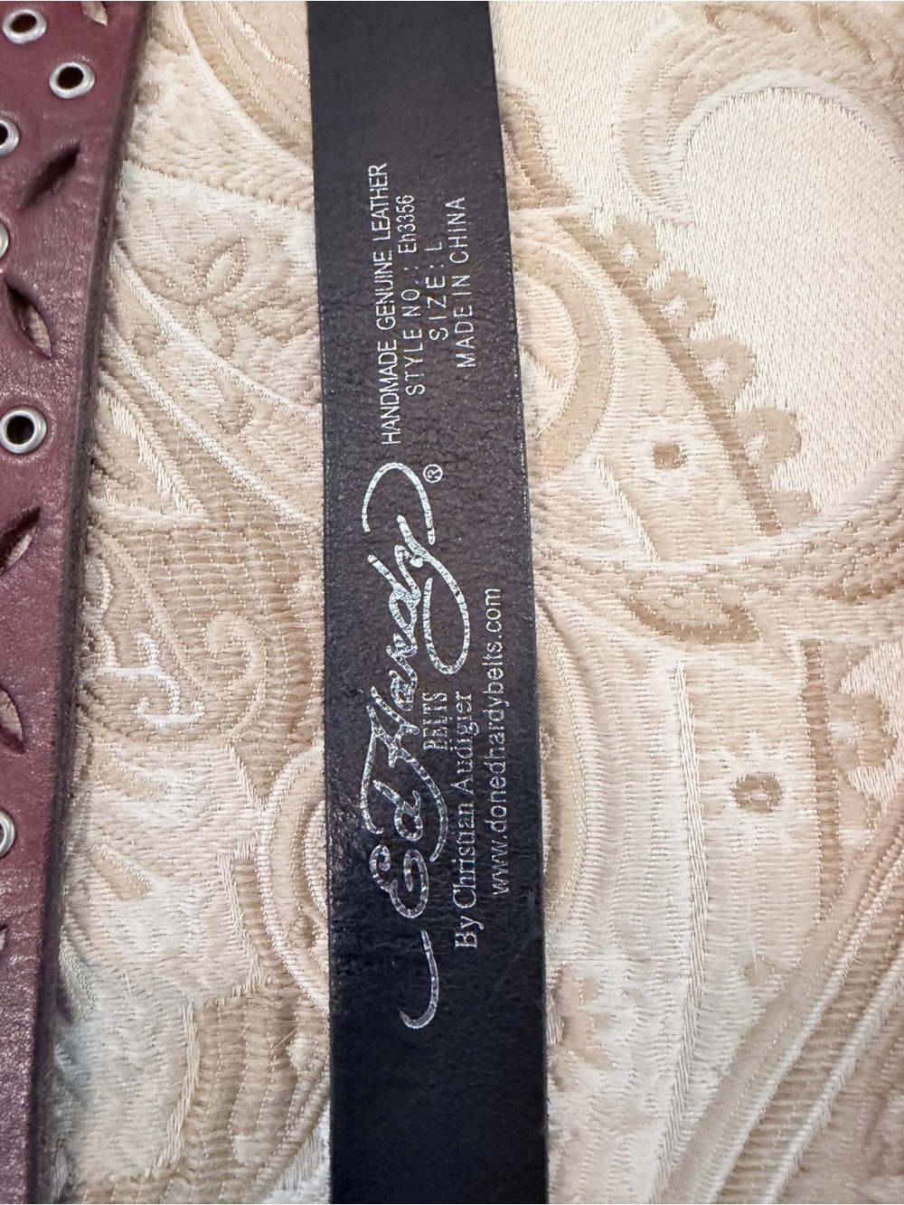 GAP Women's Leather Belt Set in Brown, Coral, Black. By Ed Hardy & Gap - Picture 5 of 5